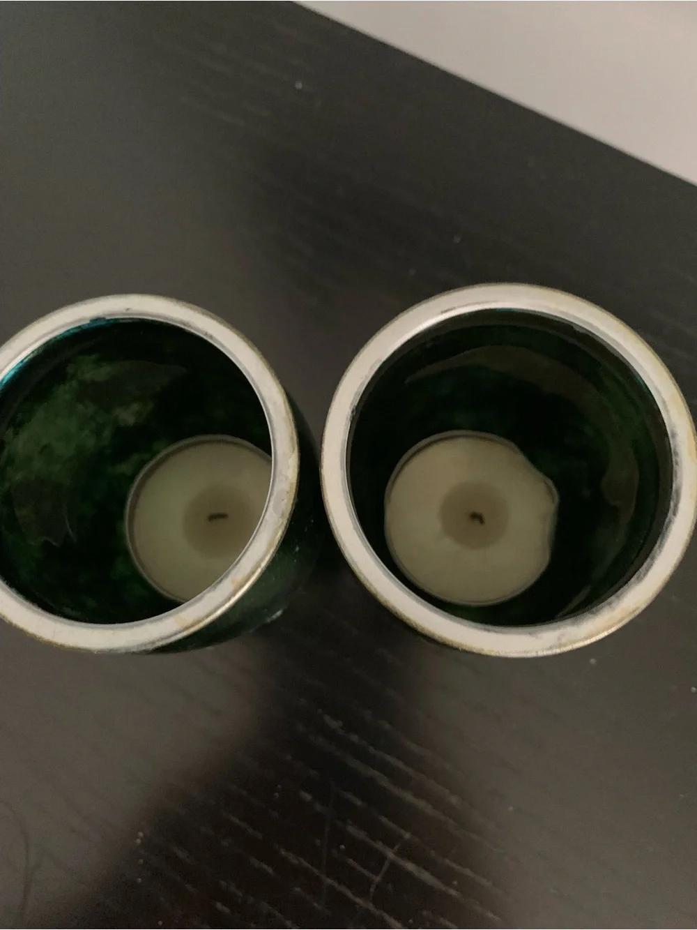 Hand Painted Votive Candle Holders